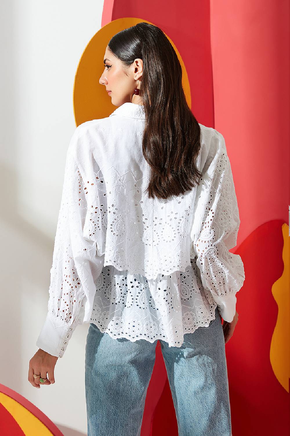 Wildflower White The Boho Chic Blouse